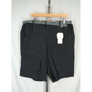 Mapamyumco Black Cargo Hiking Shorts Size XL Quick Dry UPF 50+ New